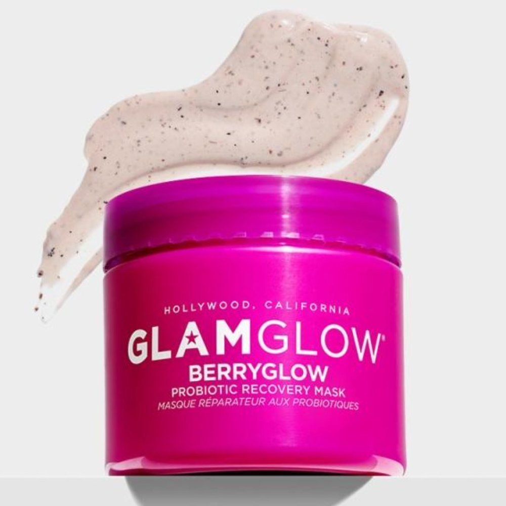 NWOB Berryglow Probiotic Recovery Mask - Glamglow